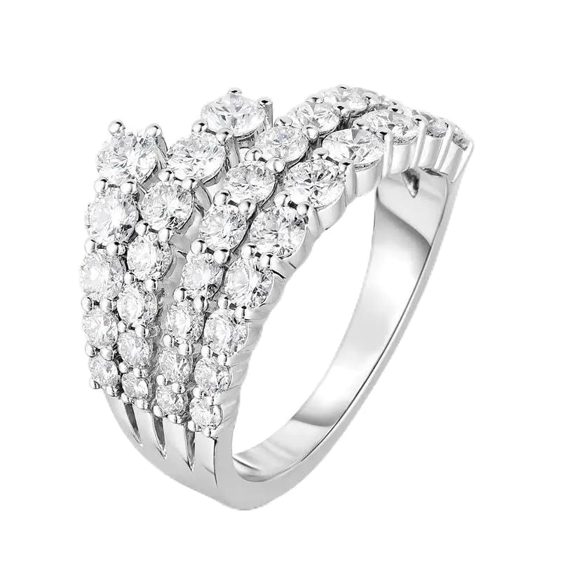 Stocking Stuffers Holiday Outfits for Women 2024 Engagement Rings for Women Fake Engagement Ring Silver Wedding Rings Cubic Zirconia Rings Silver Rings for Women Non Tarnish Promise Stackable Rings Christmas Gifts