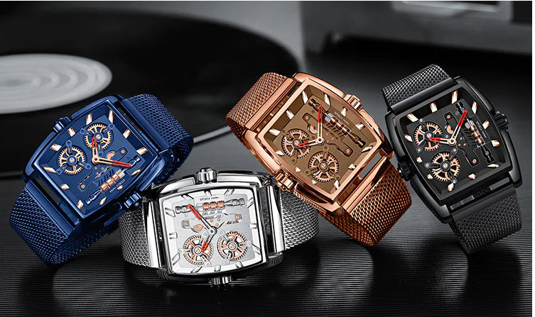 MINI FOCUS Men's Watch with Japanese Movement 0322G