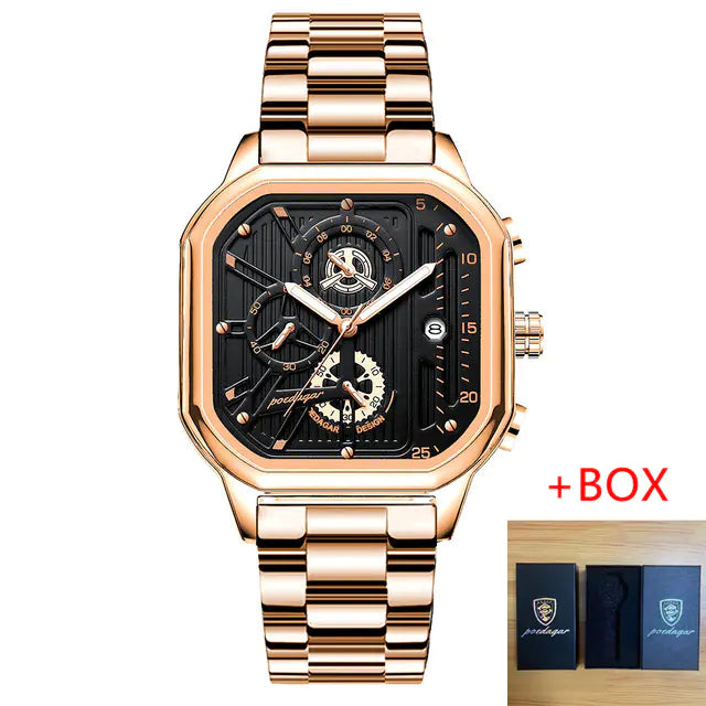 Waterproof Multifunctional Men's Quartz Fashion Watch