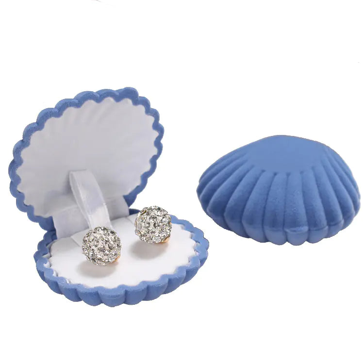 Colorful Shell-Shaped Storage Box for Personalized Necklaces