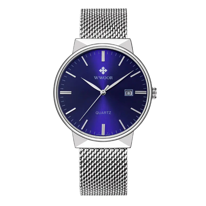 Men's Quartz Watch with Ultra-Thin Waterproof Design