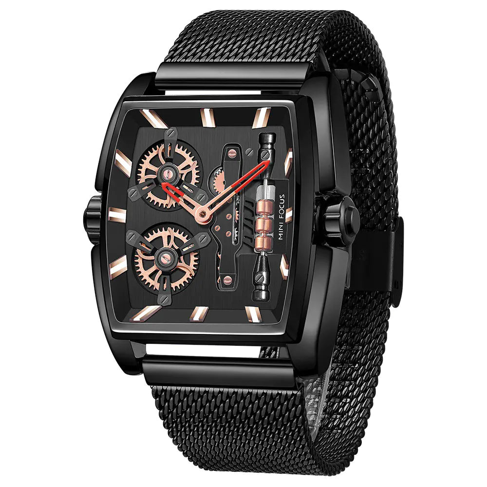 MINI FOCUS Men's Watch with Japanese Movement 0322G