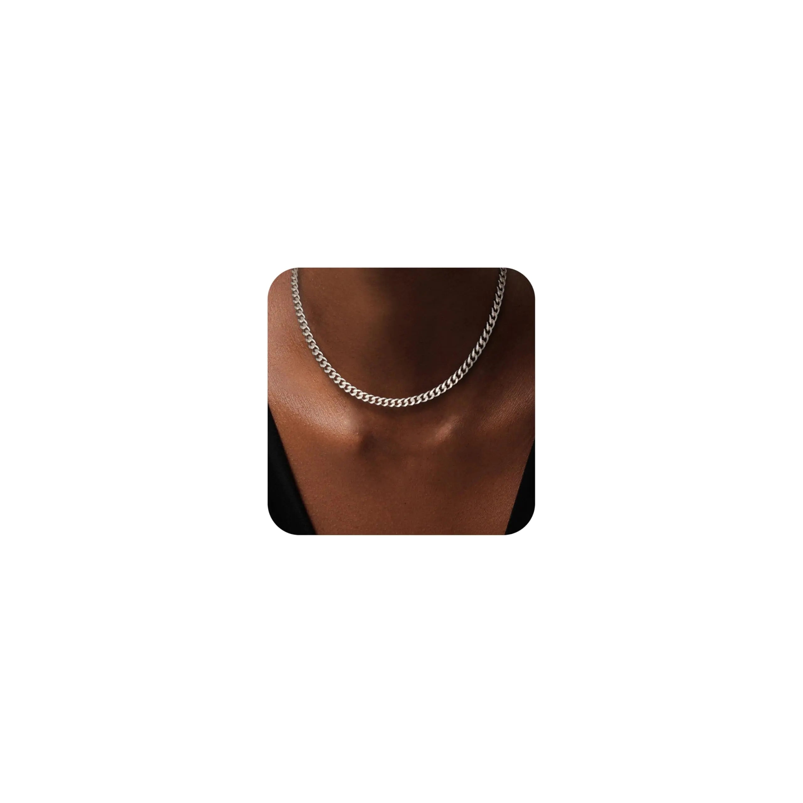 Gold Necklace for Women 14K Gold Plated Dainty Chunky Cuban Chain Necklaces for Women Cuban Link Chain Necklaces for Women Trendy Cuban Chain Fashion Jewelry Gifts for Christmas Thanksgiving