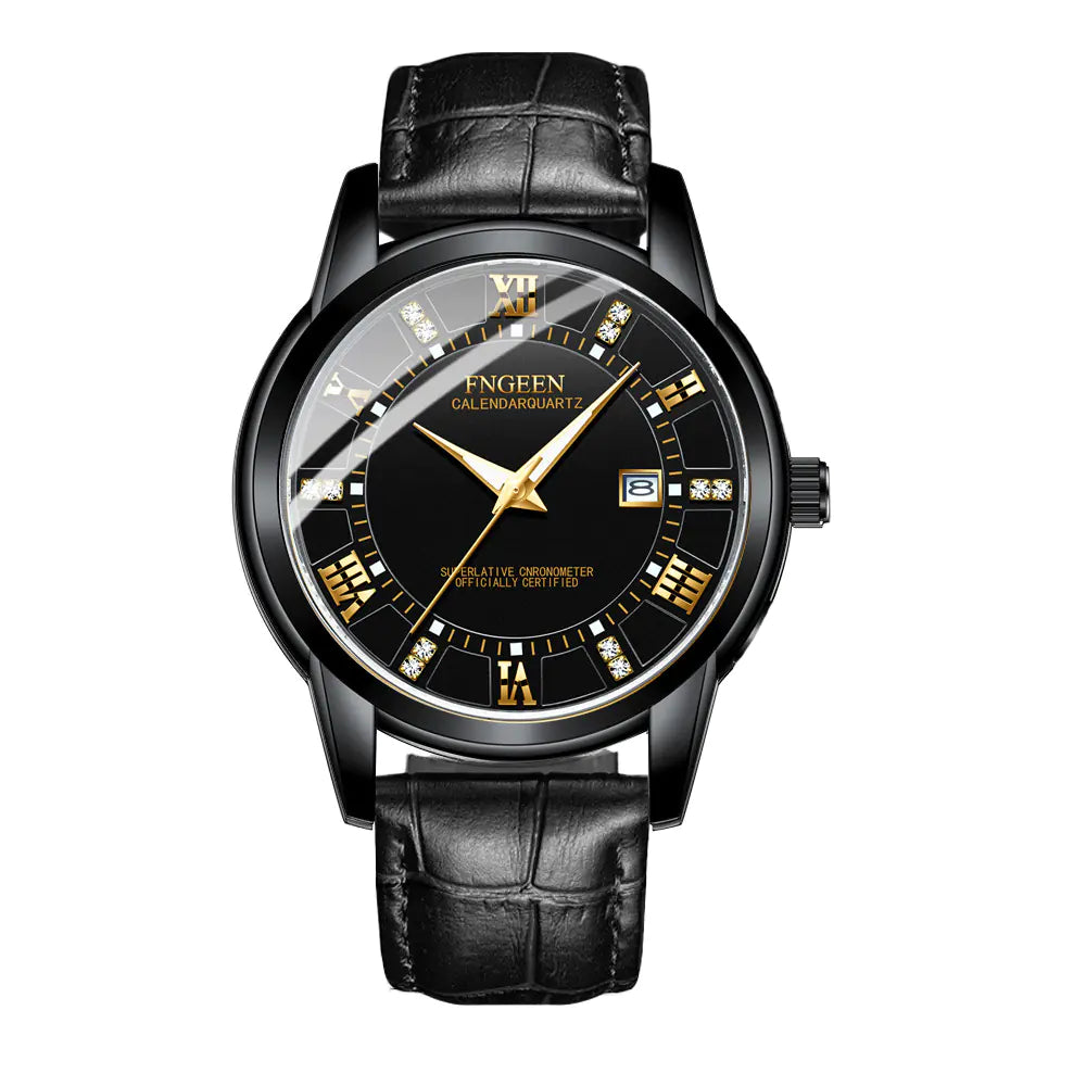 Men's Ultra-thin Waterproof Quartz Business Watch