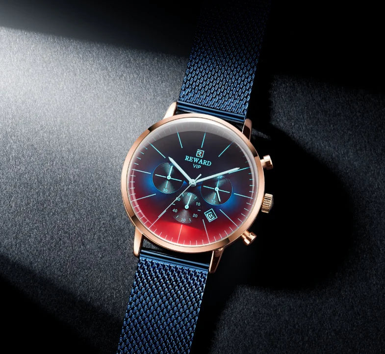 Men's Multifunctional Waterproof Quartz Sports Watch