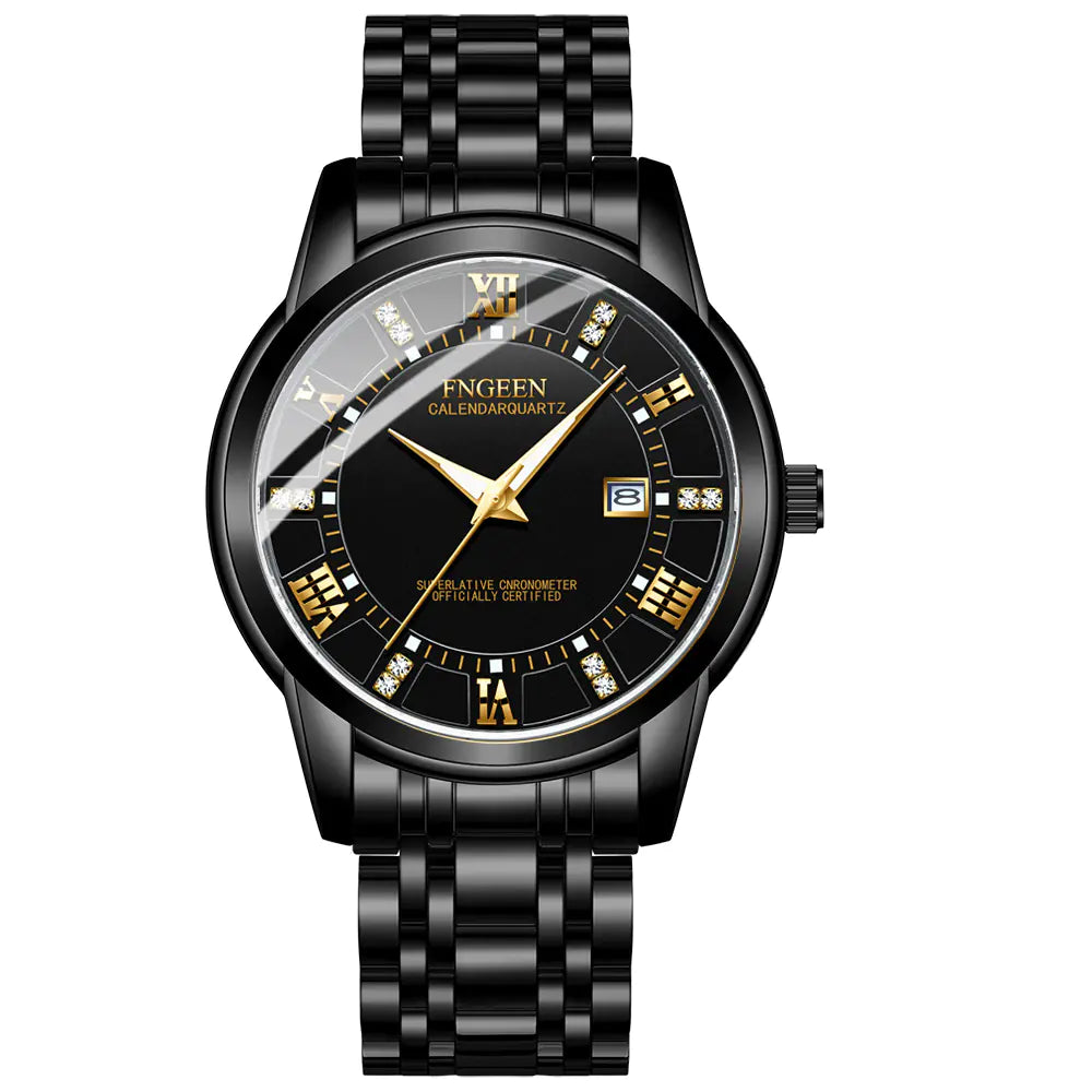 Men's Ultra-thin Waterproof Quartz Business Watch