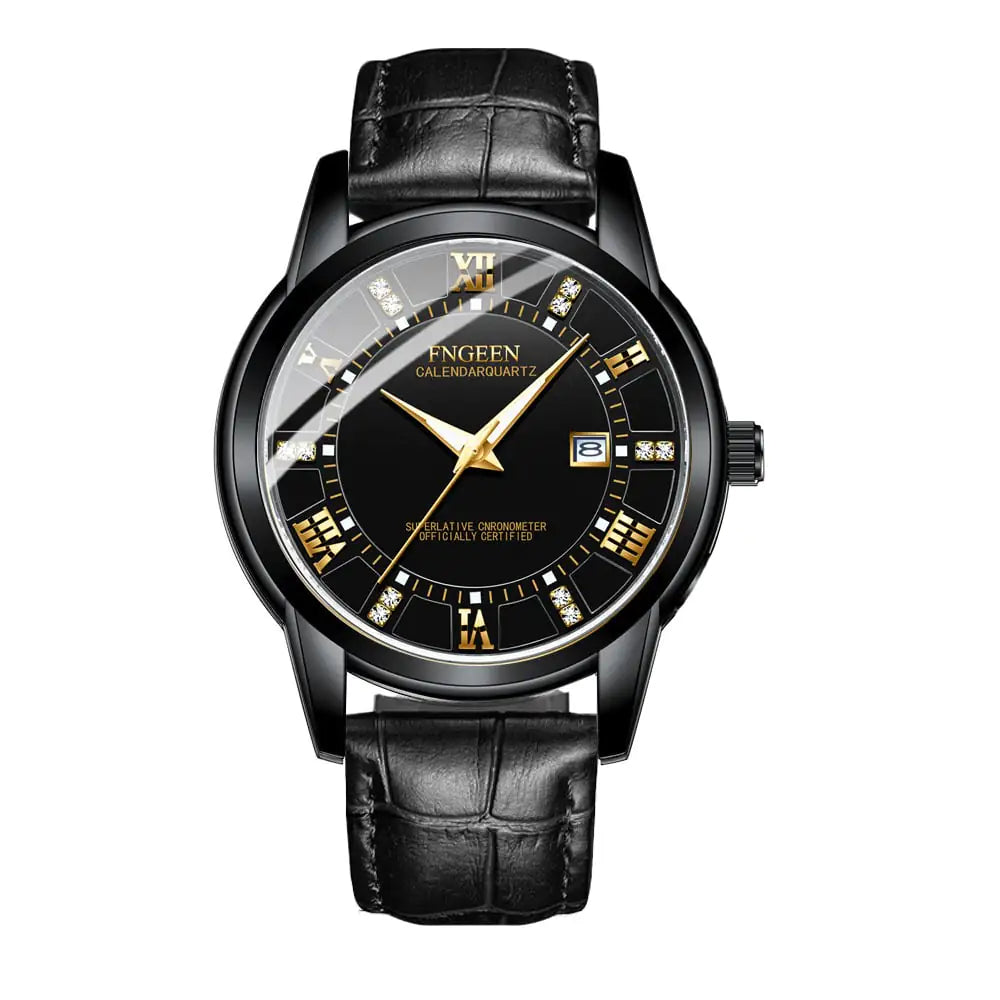 Men's Ultra-thin Waterproof Quartz Business Watch