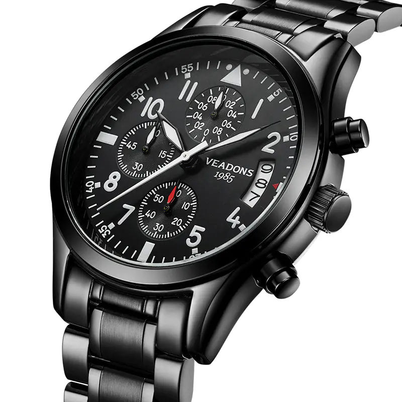 Quartz Watch, Multifunctional Luminous Waterproof Men's Watch