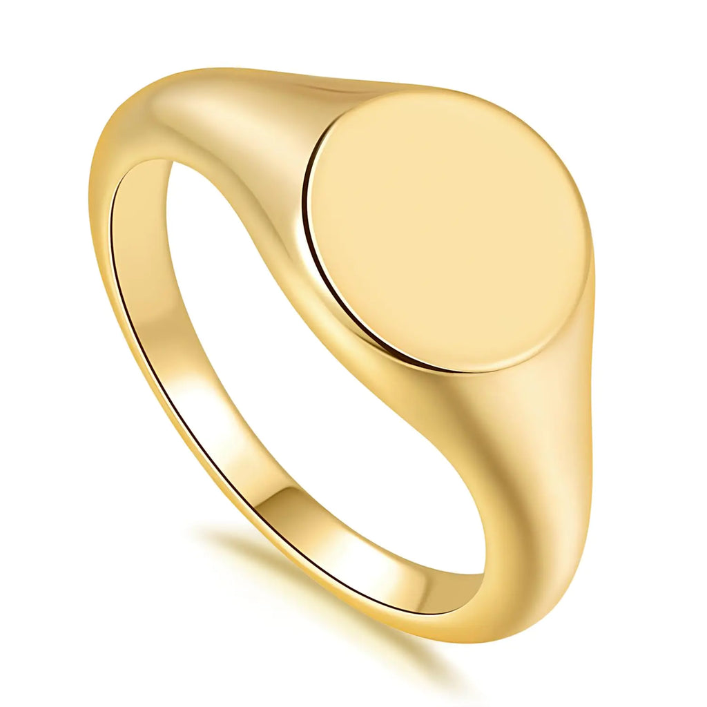 LOUISE VELLA 14K Gold Rings for Woman Rings For Women Non Tarnish rings for women gold Everyday Jewelry Minimalist Statement Gifts for Women 56789