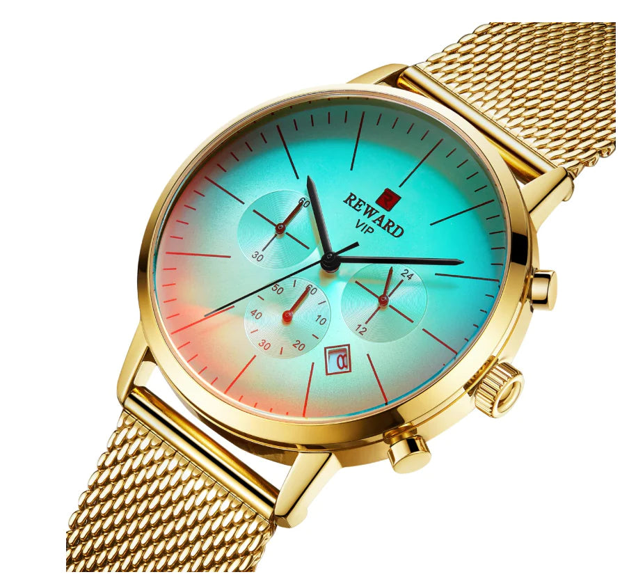 Men's Multifunctional Waterproof Quartz Sports Watch