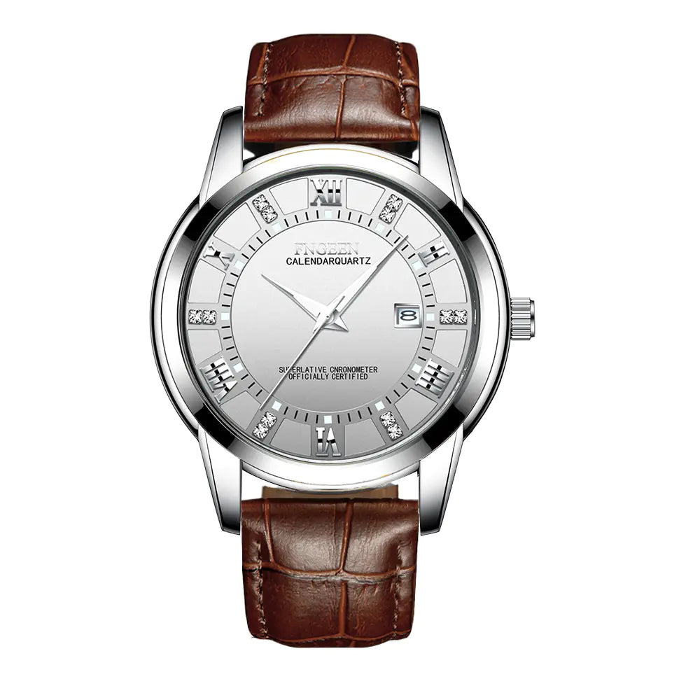 Men's Ultra-thin Waterproof Quartz Business Watch